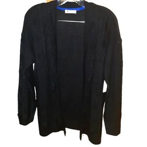 Olive & Vine(Anthropologie) Black Cardigan Sweater